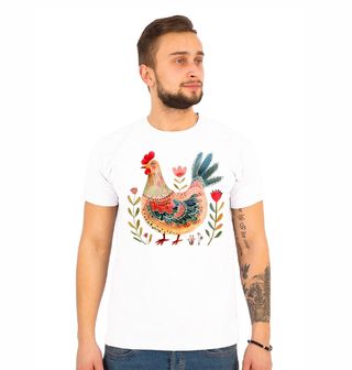 Obrázek 1 produktu Pánské tričko Folklórní Slepice