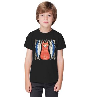 Obrázek 1 produktu Dětské tričko Kočka mezi Rybami