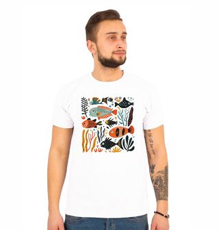 Obrázek 1 produktu Pánské tričko Barevný Podmořský Svět Ryb