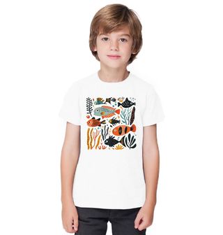 Obrázek 1 produktu Dětské tričko Barevný Podmořský Svět Ryb