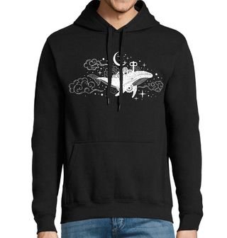 Obrázek 1 produktu Pánská mikina Mechanická Velryba ve Hvězdách