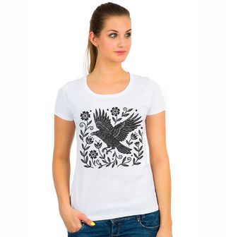 Obrázek 1 produktu Dámské tričko Krkavec mezi Květy