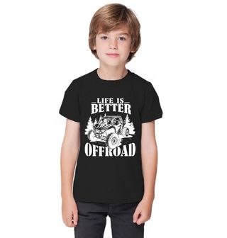 Obrázek 1 produktu Dětské tričko Život je lepší v terénu Offroad
