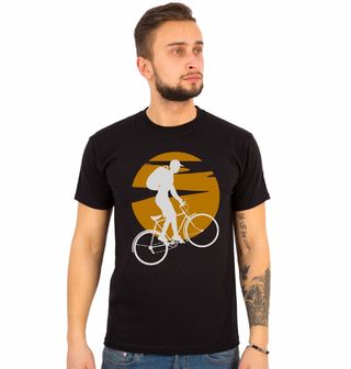 Obrázek 1 produktu Pánské tričko Projížďka na Kole při Západu Slunce