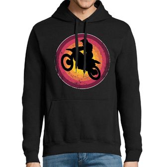 Obrázek 1 produktu Pánská mikina Motokros Jezdec při Západu Slunce