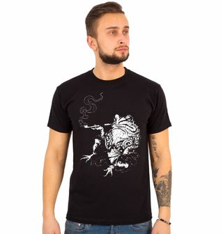 Obrázek 1 produktu Pánské tričko Pohodová Žába s Dýmkou