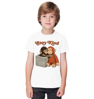 Obrázek 1 produktu Dětské tričko Opuštěný Makak Punch Stay Kind