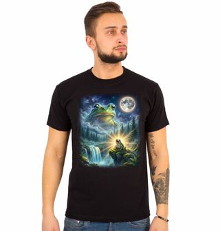 Obrázek 1 produktu Pánské tričko Žába vyjící na Měsíc