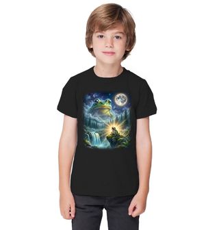 Obrázek 1 produktu Dětské tričko Žába vyjící na Měsíc