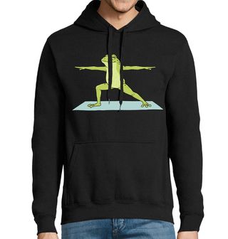 Obrázek 1 produktu Pánská mikina Žába v Jógové Pozici Bojovník II