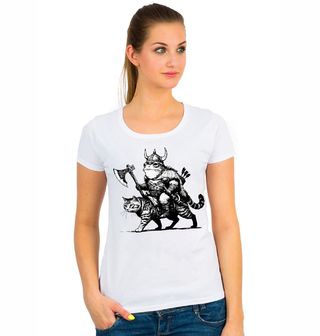 Obrázek 1 produktu Dámské tričko Vikingská Žába na Kočce