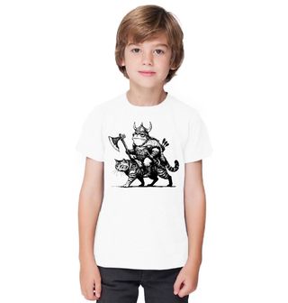 Obrázek 1 produktu Dětské tričko Vikingská Žába na Kočce