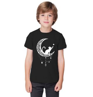 Obrázek 1 produktu Dětské tričko Kočka na Srpku Měsíce