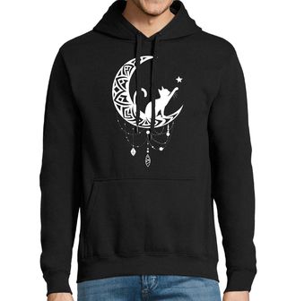 Obrázek 1 produktu Pánská mikina Kočka na Srpku Měsíce