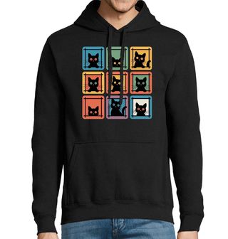 Obrázek 1 produktu Pánská mikina Zvědavé Kočky v Okně