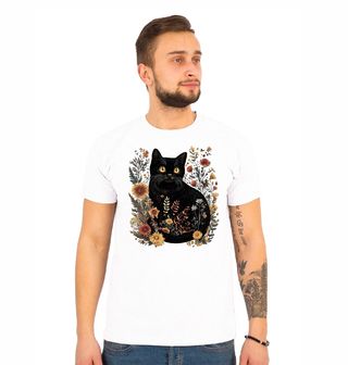 Obrázek 1 produktu Pánské tričko Bombajská Kočka v Květinách