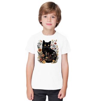 Obrázek 1 produktu Dětské tričko Bombajská Kočka v Květinách