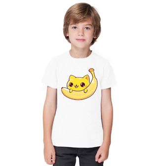 Obrázek 1 produktu Dětské tričko Veselá Kočka na Banánu