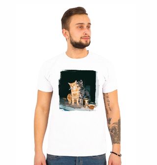 Obrázek 1 produktu Pánské tričko Noční Bohémské Kočky