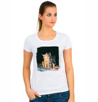 Obrázek 1 produktu Dámské tričko Noční Bohémské Kočky