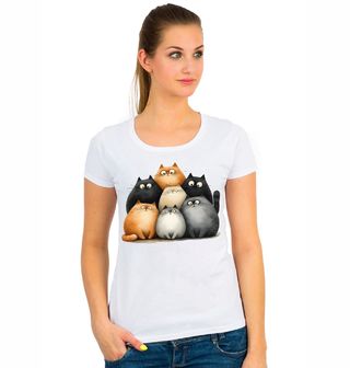 Obrázek 1 produktu Dámské tričko Parta Tlustých Koček