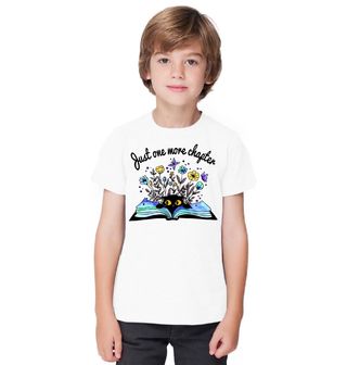 Obrázek 1 produktu Dětské tričko Kočka Ještě jedna kapitola Just one more chapter