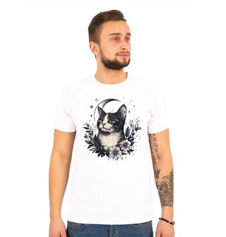 Obrázek 1 produktu Pánské tričko Kočka pod Měsíčním Kouzlem