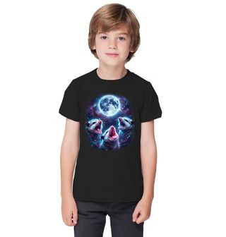 Obrázek 1 produktu Dětské tričko Tři Vačice vyjící na Měsíc