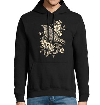 Obrázek 1 produktu Pánská mikina Ptáček na Květinové Větvi