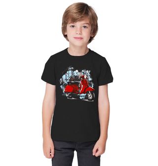 Obrázek 1 produktu Dětské tričko Červená Vespa