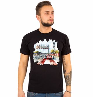 Obrázek 1 produktu Pánské tričko Vintage Formule na Startu