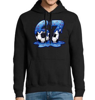 Obrázek 1 produktu Pánská mikina Sladký Fotbalový Meme Six Seven 67