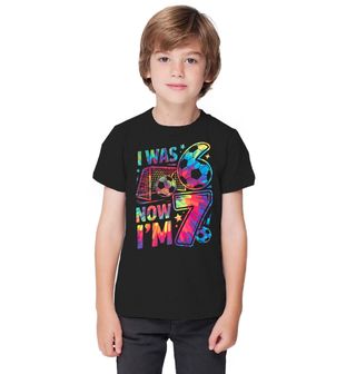 Obrázek 1 produktu Dětské tričko Teď je mi 7 Fotbalový meme Six Seven 67