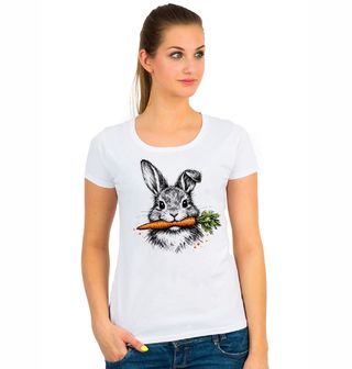 Obrázek 1 produktu Dámské tričko Králík s Mrkví
