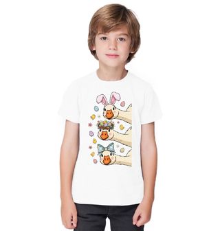 Obrázek 1 produktu Dětské tričko Zvědavé Velikonoční Husy