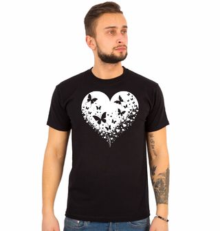 Obrázek 1 produktu Pánské tričko Motýli v Srdci