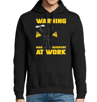 Obrázek 1 produktu Pánská mikina Pozor! Šílený chemik v práci