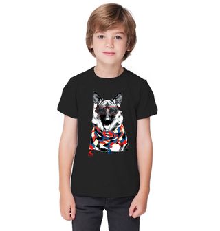 Obrázek 1 produktu Dětské tričko Cool Hipster Pes Ovčák