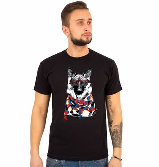 Obrázek 1 produktu Pánské tričko Cool Hipster Pes Ovčák
