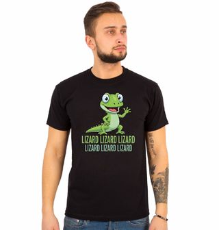 Obrázek 1 produktu Pánské tričko Veselá Ještěrka Lizard Lizard Lizard