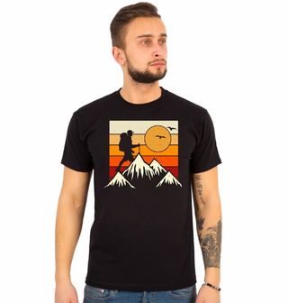 Obrázek 1 produktu Pánské tričko Hiking při Západu Slunce