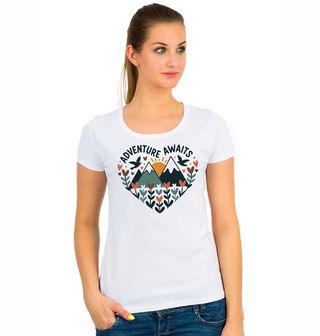 Obrázek 1 produktu Dámské tričko Dobrodružství čeká Adventure Awaits