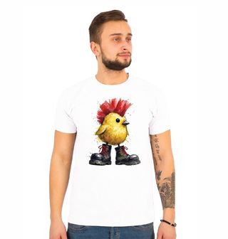 Obrázek 1 produktu Pánské tričko Punkáč Kuře s Čírem