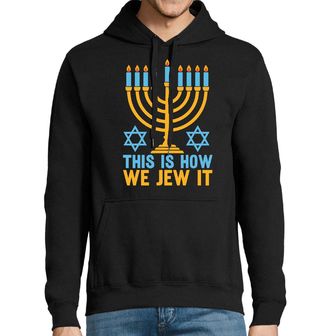 Obrázek 1 produktu Pánská mikina Chanukový Svícen This Is How We Jew It