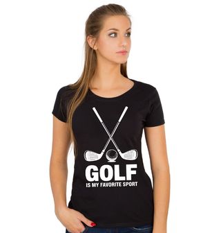 Obrázek 1 produktu Dámské tričko Golf je můj oblíbený sport