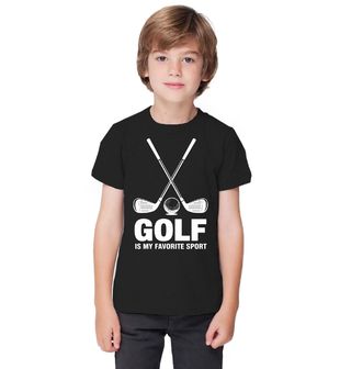 Obrázek 1 produktu Dětské tričko Golf je můj oblíbený sport