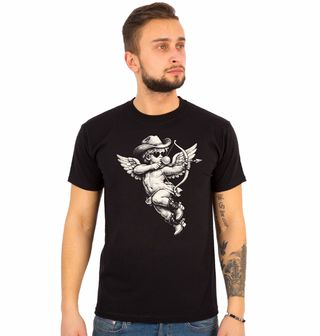 Obrázek 1 produktu Pánské tričko Kovbojský Anděl Lásky Cupid