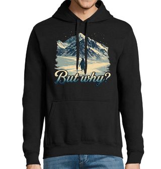 Obrázek 1 produktu Pánská mikina Osamělý Tučňák But Why?