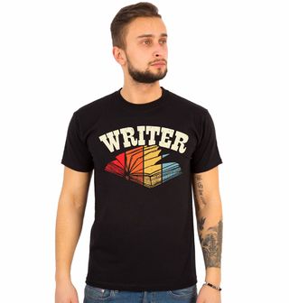 Obrázek 1 produktu Pánské tričko Retro Spisovatel Writer
