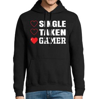 Obrázek 1 produktu Pánská mikina Single? Taken? Gamer!